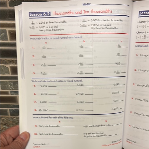 Sixth Grade Math Workbook Set - Picture 9 of 12